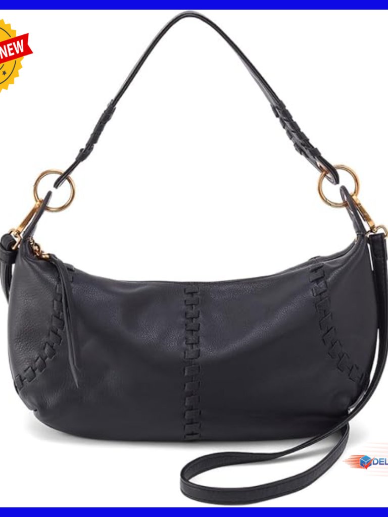 Leather Mini Shoulder Bag Adjustable Strap Zippered Compartments Compact